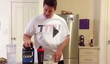How to Mix Smooth Clump Free Casein Protein Powder Before