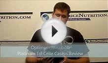 Optimum Nutrition Platinum Tri Celle Casein Protein Review